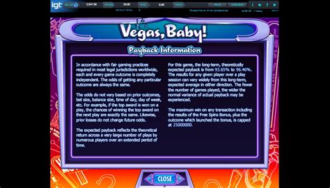 Vegas Baby Slot Machine - Play FREE Casino Game Online by IGT