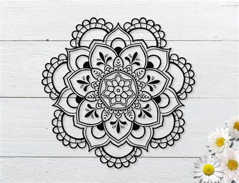 Free 72 Cricut Flower Mandala Svg SVG PNG EPS DXF File