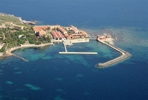 Villamarina Harbour In On Piana Island Sardinia Italy Marina