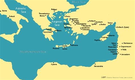 Christianity Origin Map