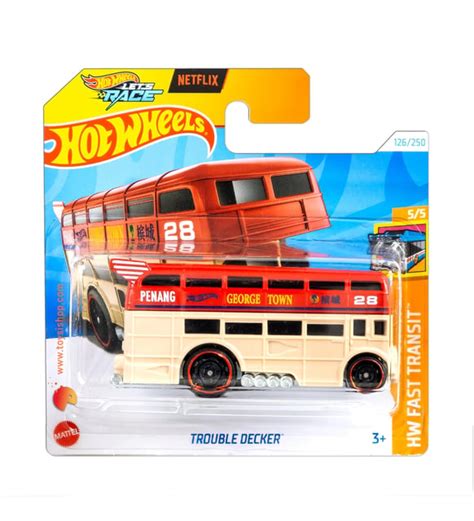 Hot Wheels Trouble Decker HW Fast Transit 126