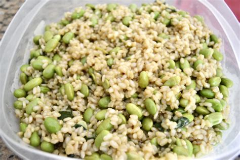 Edamame And Brown Rice Bowls Jeanie And Lulus Kitchen