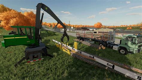 John Deere 437D SawBuck V1 0 FS22 Mod Farming Simulator 22 Mod