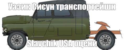 Создать мем "ремонтные вставки уаз 469, кузов уаз хантер, автомобиль ...
