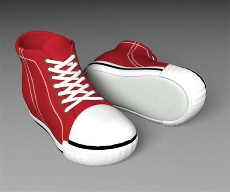 ArtStation - cartoon red shoes | Game Assets