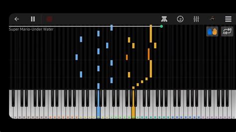 Super Mario Under Water Piano Tutorial Youtube