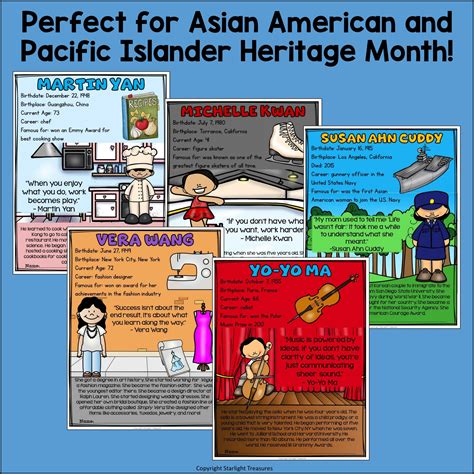 Asian American And Pacific Islander Heritage Month Fact Sheets For Early Readers Made By Teachers