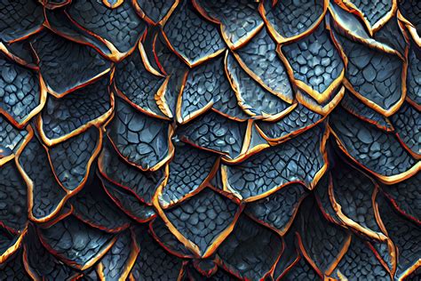 Dragon Scale Seamless Pattern For FantasyThemed Designs 29970738 Stock