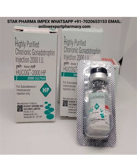 Human Chorionic Gonadotropin HCG 2000iu Prescription Treatment