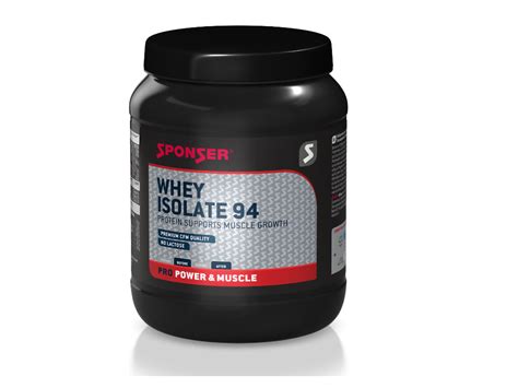 SPONSER Protein Drink Whey Isolate 94 Banana | 850 g Can, 42,50