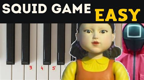 🎹 How To Play Squid Game Easy Piano Tutorial Youtube