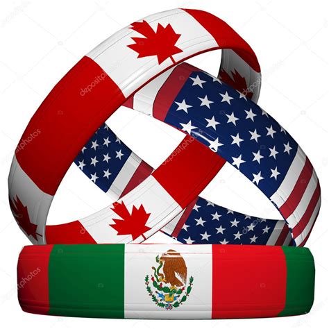 NAFTA USA Canada Mexico Stock Photo Sangoiri 10190597