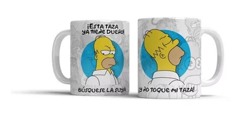 Tazas Los Simpsons Homero No Toques Mi Taza En Venta En Capital Federal