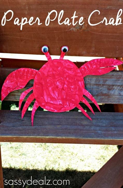 19 Easy Crab Kid Crafts Fun At The Beach Theme A Crafty Life