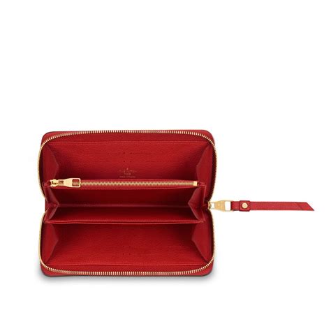 Louis vuitton Zippy Wallet in Red (Cherry) | Lyst