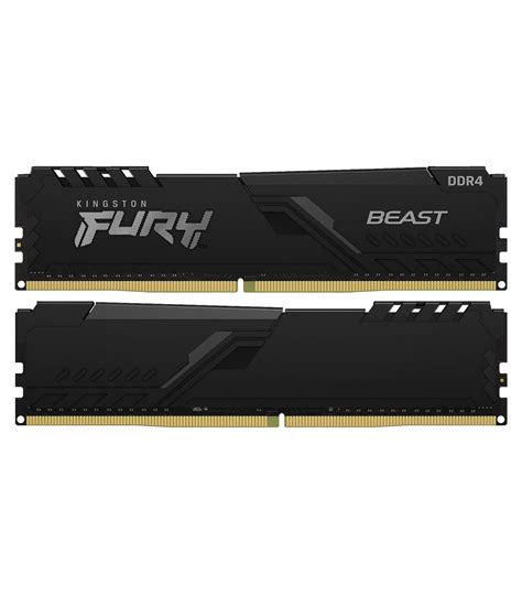 mémoire vive pc ram kingston fury beast 2 x 8 Go ddr4 3200 kf432C16bb 8