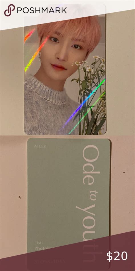 Ateez Ode To Youth Photocard Seonghwa In 2022 Photocard Youth Style