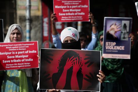 Manipur Cops Accused Of Handing Over Women To Armed Mob Before They Were Paraded Naked In Horror