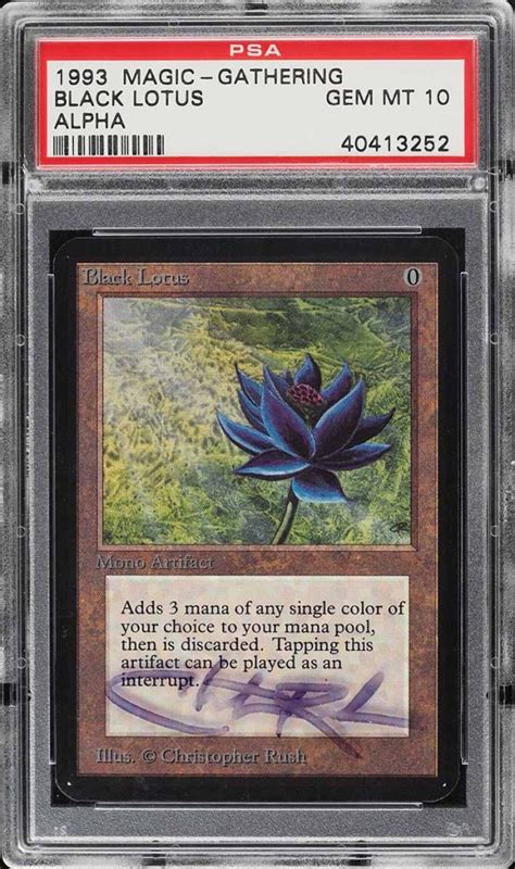 Iconic Black Lotus Card Sells for Staggering $540,000