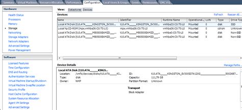 Add Raw Device Mapping In Vmware