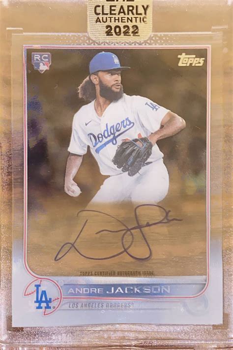 2022 Topps Clearly Authentic Andre Jackson RC Auto アンドレ ジャクソン 直筆サインカード