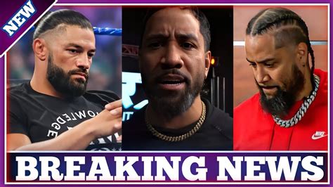 Sadnews For Wwe Fans Roman Reigns Announcement About Jimmy Uso Jey