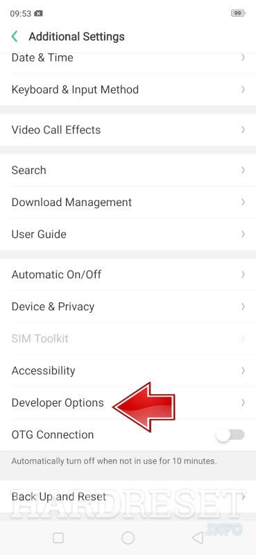 Developer Options Oppo K How To Hardreset Info