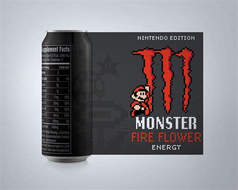 Monster Energy Can Label