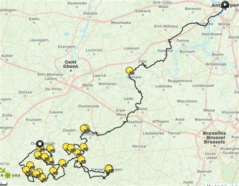 Tour Of Flanders Route Evie Oralee