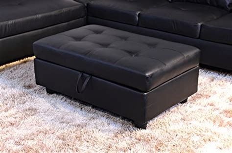 Beverly Fine Funiture Sectional Sofa Set 91B Black Furniture Sofas Sofas