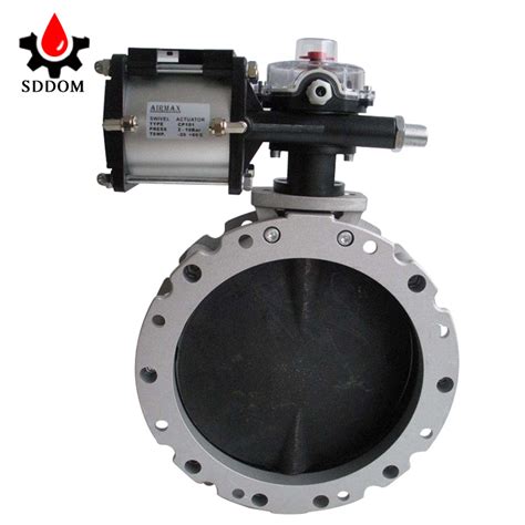 Dust Butterfly Valve For Cement Pneumatic Powder Butterfly Valve Dn100 150 200 250 300 Special