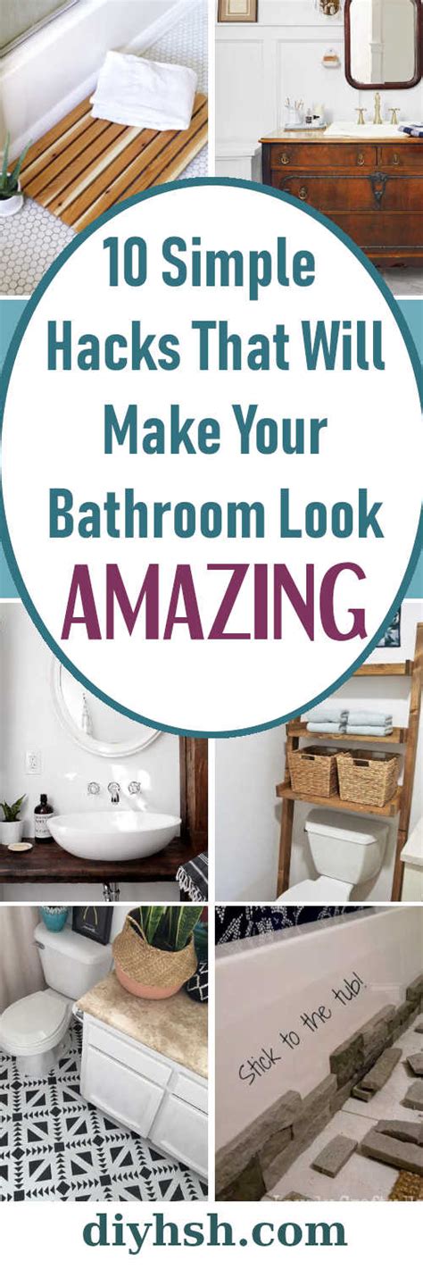 10 Diy Projects That Will Make Your Bathroom Look Amazing Diy Home Sweet Home