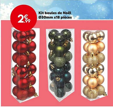 Promo Kit Boules De Noël Chez Maxi Bazar Icataloguefr