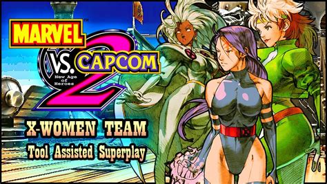 Tasmarvel Vs Capcom Ps X Women Team Psylocke Rogue Storm