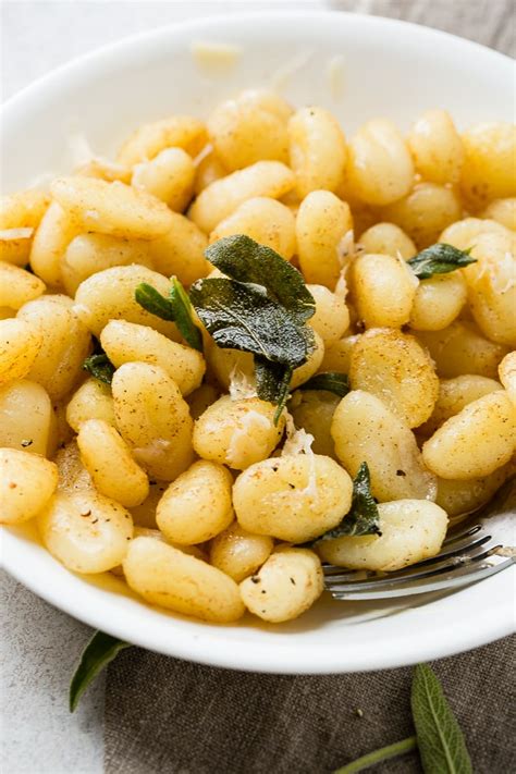 Minute Brown Butter Sage Gnocchi Video Oh Sweet Basil