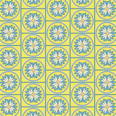 Premium Vector | Flower tile seamless pattern background