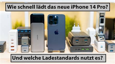 Apple Iphone Pro Laden Welcher Ladestandard Wird Unterst Tzt Und