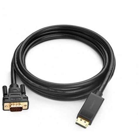 Netcodexph Ugreen Dp105 Dp Male To Vga Male V11 15m Cable Black