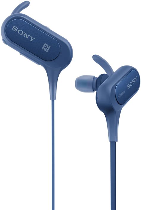 Best Buy Sony Xb Bs Extra Bass Sports Wireless In Ear Headphones Blue