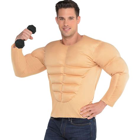 Muscle Shirt For Men Muscle Shirts Mens Costumes Strong Man Costume