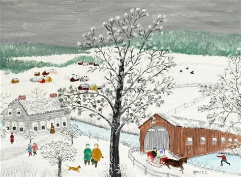 Untitled Winter Scene by Grandma Moses on artnet