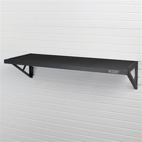 Flow Wall Heavy Duty Metal Shelf - Black