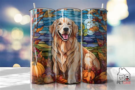 Golden Retriever Tumbler Wrap 7 Graphic By Pet Cave Creative Fabrica