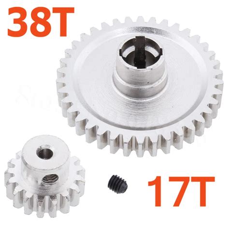 Pcs Metal Wltoys A Diff Main Gear T Motor Pinion Gear T For