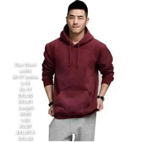 Sex Plain Jacket Hoodie Maroon Lazada Ph