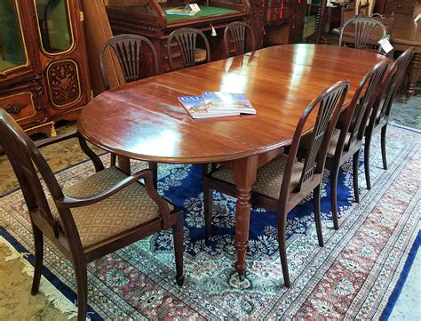 Early 19c American Cherry Extendable Dining Table Rockwell Antiques Dallas