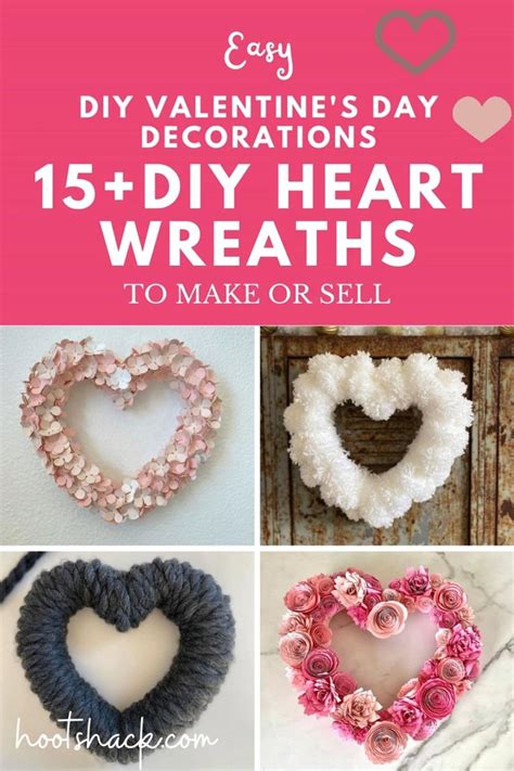 Super Cute DIY Heart Wreaths For Valentine S Day Video Video In