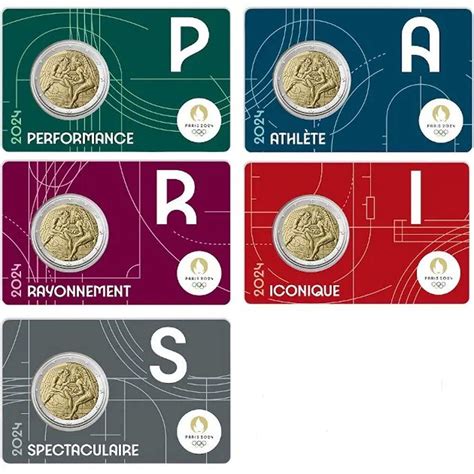 Moneda Defrancia Euros Conmemorativa Jjoo Paris