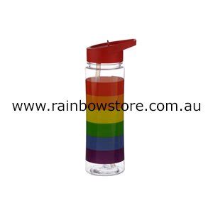 Rainbow Sport Water Drink Bottle Gay Lesbian Pride Ml