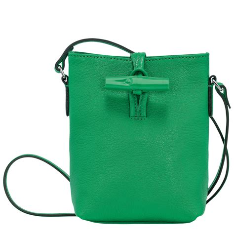 Le Roseau Xs Crossbody Bag Green Leather Longchamp Us